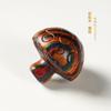 Log Rosewood Sandalwood Rainbow Mushroom Madeira Esculpida Feito à Mão DIY Pequenos Acessórios Chaveiro Pingente de Corrente de Celular