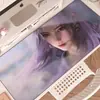 Yunxiao Alfombrilla de Ratón Extra Grande Diosa China Anime Oficina Teclado de Computadora Pad Gaming Gruesa Borde Bloqueado de Escritorio Almohadilla de Goma