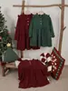 Vestido de Pana Gruesa de Manga Larga Estilo Nórdico para Otoño e Invierno para Niñas, Ropa Infantil, Vestido Largo con 26 Botones de Encaje para Bebés Niñas