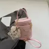 Bolso Cubo de Gama Alta para Mujer, Bolso Versátil de Moda de Nicho, Colgante de Moda Vintage, Bolso Cruzado Elegante para Mujer