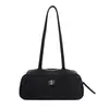 Bolsa de Ombro Simples da Moda 2025 Escolha de Influenciadores Suede com Grande Capacidade Versátil Couro Fosco Bolsa de Ombro Única