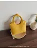 Bolso cruzado de un solo hombro, Bolso de mano de lujo de nicho coreano, Bolso tote pequeño, Bolso cubo de uso diario exquisito y moderno