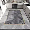 Tapetes de Piso para Cozinha São Antiderrapantes, à Prova de Óleo, Laváveis com Pano, Laváveis, Tapetes Impermeáveis e Resistentes a Manchas de PVC, Especiais para Uso Doméstico, Tapetes de Piso para Cozinha de Cobertura Total