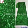 Tecido de lantejoulas com criptografia multicolor 3MM tecido totalmente bordado vestido de noiva vestido presente tecido para vestuário fábrica atacado