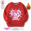 Sudadera de Dibujos Animados para Niñas 2024 Nuevo Estilo Casual Algodón Cuello Redondo para Bebés Niñas Primavera y Otoño Ropa Infantil de Dibujos Animados