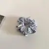 Goma para el pelo de satén y terciopelo estilo coreano, sujetador de coleta, banda elástica para mujer, tamaño grande, estilo perezoso