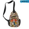 Anime Xiaohai Alrededores Bolso Cruzado Unisex Cool Sencillo Bolso de Hombro