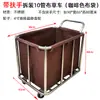 Carrito de lino para habitación de hotel, carrito de servicio de trabajo, carrito de acero inoxidable, carrito de almacenamiento y recolección para lavandería y tintorería