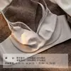 OfertaBusto Grande Apariencia Pequeña Estilo Delgado Orejas de Conejo Sin Varilla Sujetador Ropa Interior Sin Costuras para Mujer Rebaja de Fin de Temporada