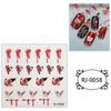 Zhengxiang transfronterizo 2023 pegatinas para uñas relieve 5D Halloween Navidad niños europeos y americanos pegatinas para uñas personalizadas venta al por mayor