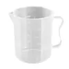 Taza medidora pequeña con escala ml Gramo Recipiente Taza medidora Taza medidora Taza de onzas Pequeña de plástico Estándar ml Transparente