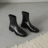 Botines Súper Cómodos para Mujer, Nuevo Estilo Otoño e Invierno 2026, Forrados de Borrego, Tacón Grueso, Elegantes y Versátiles, Botines Elásticos de Ajuste Delgado para Mujer