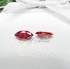 Piedras Sueltas de Moissanita Corte Marquise Chapado en Rojo de Alta Calidad en Stock 0.5-3Ct Se Pueden Combinar con Código de Cintura Grabado Gra Fabricante Venta al por Mayor