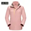 Chaqueta de esquí de montaña impermeable y a prueba de viento de dos piezas tres en uno para hombre, nueva ropa de asalto para exteriores, venta al por mayor de fábrica