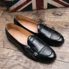 Sapatos Masculinos de Couro Respiráveis Estilo Coreano Slip-On, Sapatos da Moda Britânicos com Bico Fino, Design de Moda Tendência, Tamanho Grande 47-48