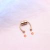 Anillo Magnético Falso para Nariz de Acero Inoxidable, Tachuela Falsa para Nariz Moderna y Genial Sin Perforación, Joyería Falsa para Nariz Unisex, Al Por Mayor en Stock