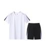 Ropa deportiva de secado rápido para hombre, de seda helada, para otoño e invierno, de manga corta, para correr por la mañana, con plumas, para entrenamiento de baloncesto