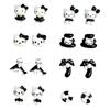 Preto e Branco hellokitty Hello Kitty Desenho Animado Acessórios de Nail Art Resina Fofo Combina com Tudo Acessórios de Laço Pequenos Acessórios