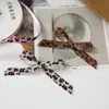 Fita de Padrão de Água Leopardo de Lado Único Europeia e Americana Fita de Laço Artesanal DIY Acessórios para Roupas Fita de Embalagem