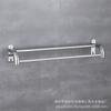 Acero Inoxidable 304 Barra de Toalla de Baño de Polo Simple Doble Polo Estante para Toallas de Baño Sin Perforaciones Barra para Colgar Trapos de Cocina