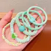 Novos Elásticos Coloridos de Círculo Grande para Cabelo Infantil Que Não Danificam o Cabelo, Acessórios de Cabelo para Bebê Coreanos, Elásticos para Prender o Cabelo, Borrachinhas