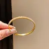 Pulseira Aberta de Três Camadas com Flor de Laço de Zircônia Colorida Borboleta Joia de Moda de Alto Padrão de Nicho para Mulheres