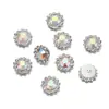 12mm Costurado à Mão Diamante Girassol Liga Strass Artesanal DIY Roupas Bolsa Pulseira Acessórios de Joia Material