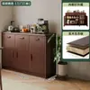 Mueble de té para sala de estar, aparador independiente multicapa para uso doméstico, estante de almacenamiento integrado montado en la pared, estante multifuncional para rincón de café