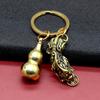 Pingente de chaveiro de cinco imperadores corajosos latão vintage pingente de chaveiro de cinco imperadores dinheiro pequeno presente atacado