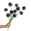 Flores Artificiais e Plantas Verdes, Flores de Cebola Falsas, Adereços Modernos Minimalistas para Sala de Estar e Casamento, Arranjos Florais