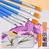 Plumas de Pintura al Óleo Digitales para Niños, Plumas de Contorno Acrílicas, Pinceles para Colorear de Jardín de Infancia, Pinceles de Pelo de Nylon, Venta al por Mayor Transfronteriza