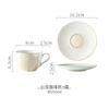 Taza de Café y Platillo de Cerámica Pintados a Mano para el Hogar y la Oficina, Taza y Platillo de Desayuno, Taza Grande, Taza de Leche, Taza de Té de Flores, Suministro Directo Transfronterizo