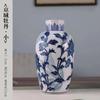 Vasos de Cerâmica de Jingdezhen Enfeites Sala de Estar Acessórios para Casa Antigo Chinês Decorativo Vaso para Flores Secas Cachepô Enfeites