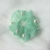 Verão~ Elástico de Cabelo Pérola Fosca Rabo de Cavalo Scrunchie de Organza Celebridade da Internet Estilo Francês Faixa de Cabelo para Mulheres Coque Estilo Ins