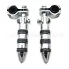 Fabricante Original Motocicleta Modificada Aleación de Aluminio Pedales Antideslizantes Modificados Plegables Pedales Universal