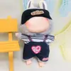 Adequado para Roupas de Boneca Labubu 17cm Primeira, Segunda e Terceira Geração Conjunto de Pingente de Boneca de Vinil Acessórios de Roupas Labubu