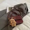 Bolso de Mano con Combinación de Colores Retro para Mujer 2025 Nueva Moda Simple Versátil Bolso Cuadrado Pequeño Bolso de Hombro Único de Gama Alta Bolso Cruzado