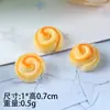 Juguetes de comida en miniatura para casa de muñecas, pan y pasteles simulados, modelo para juego de simulación, adorno de decoración de escritorio