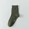 Meias de algodão de Xinjiang para homens, de cano médio, para primavera e outono, de algodão antibacterianas, para outono e inverno, de algodão desodorante, absorventes de suor, meias de algodão respiráveis para homens