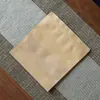 Bolsas de papel kraft engrosado para té en lámina, bolsas selladoras personalizadas para pasteles de té, bolsas de almacenamiento para té Pu-erh, bolsas blancas auto-sellables a prueba de humedad para té