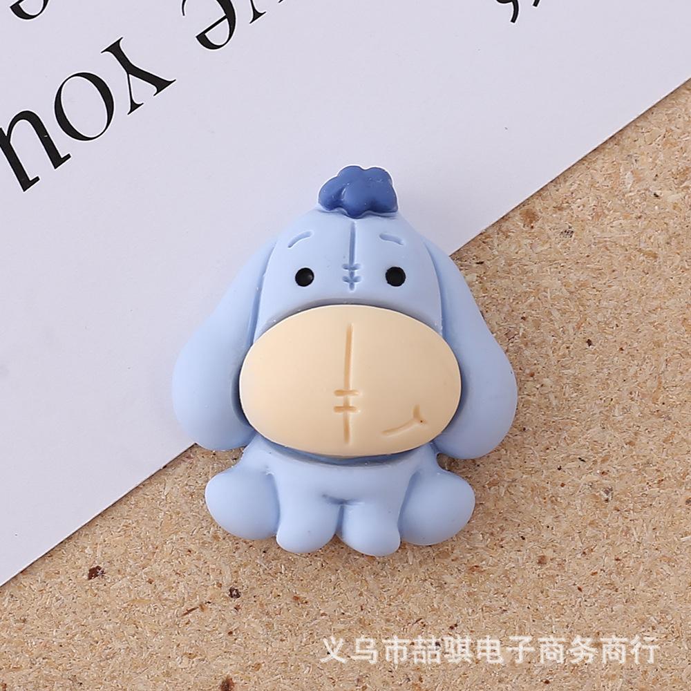草莓维尼熊跳跳虎卡通diy树脂配件奶油胶手机壳