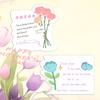 Tag Pendurável para o Dia das Mães Decoração de Bolo de Flores Criativo Simples Cartão Pendurável Mamãe Fada Bênção de Feriado Personalização