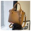 Bolso de Mano de Moda para Viajes, Sector Nicho, para Mujer 2026 Modelo Nuevo, Bolso Cubo con Textura Simple, Bolso de Hombro Cruzado para Mujer