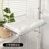 Plataforma de Rede Aquecedora para Patas Específica para Papagaios, Plataforma de Descanso e Poleiro, Plataforma de Salto, Prancha de Escalada para Calopsitas e Periquitos, Conjunto de Brinquedos para Pequenos Animais