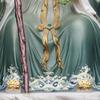 Estátua do Rei da Medicina Sun Siyao Deus Doutor Bian Que Huatuo 12 polegadas 16 polegadas Sentado Estátua do Rei da Medicina Sala de Estar Resina Decoração para Casa