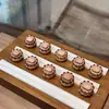 Ciprés Rojo Sándalo Empalme Galleta de Fresa Accesorios para Juguetes Pulseras Hechas a Mano DIY Accesorios de Joyería de Moda S384