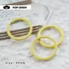 Accesorios para Joyería DIY Anillo de Hierro Pintado Colorido Anillo de Conexión Colgante para Llavero Aleación Colgante Hecho a Mano Material de Colgante al por Mayor