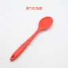 Cuchara de Silicona de Grado Alimenticio, Cuchara de Mesa Segura para Niños, Resistente a Altas Temperaturas Antiadherente, Cuchara para Estudiantes, Cuchara Mezcladora para Alimentos Complementarios de Bebé