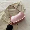 Bolso de hombro de moda estilo coreano para mujer de este año, nueva colección primavera 2024, versátil, minimalista, color liso, suave, bolso cuadrado pequeño