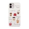 Ins Afternoon Tea Film Case para Apple 16Pro Phone Case 15Pro Max/12/11/XR Gright Hard Case